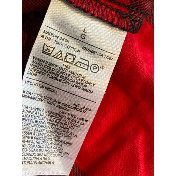 Old Navy Womens 100% Cotton Buffalo Plaid Flannel Pajama Shorts & Matching Socks - Picture 10 of 10